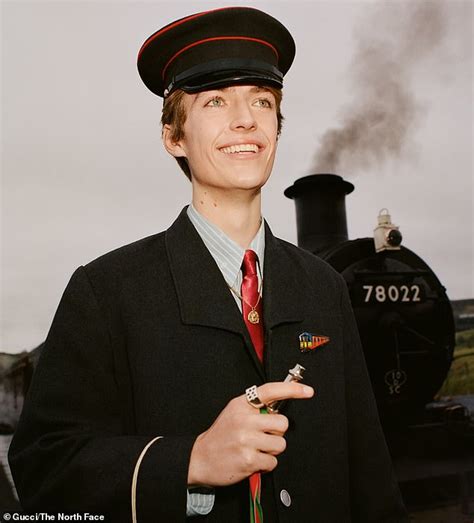 gucci train|Trainspotter becomes the face of new Gucci and North Face .